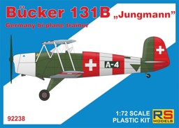 Picture of Bücker 131B Jungmann Schweizer Luftwaffe Modellbausatz 1:72